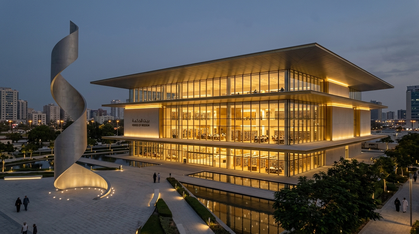 Sharjah House of Wisdom Cultural Education Architecture